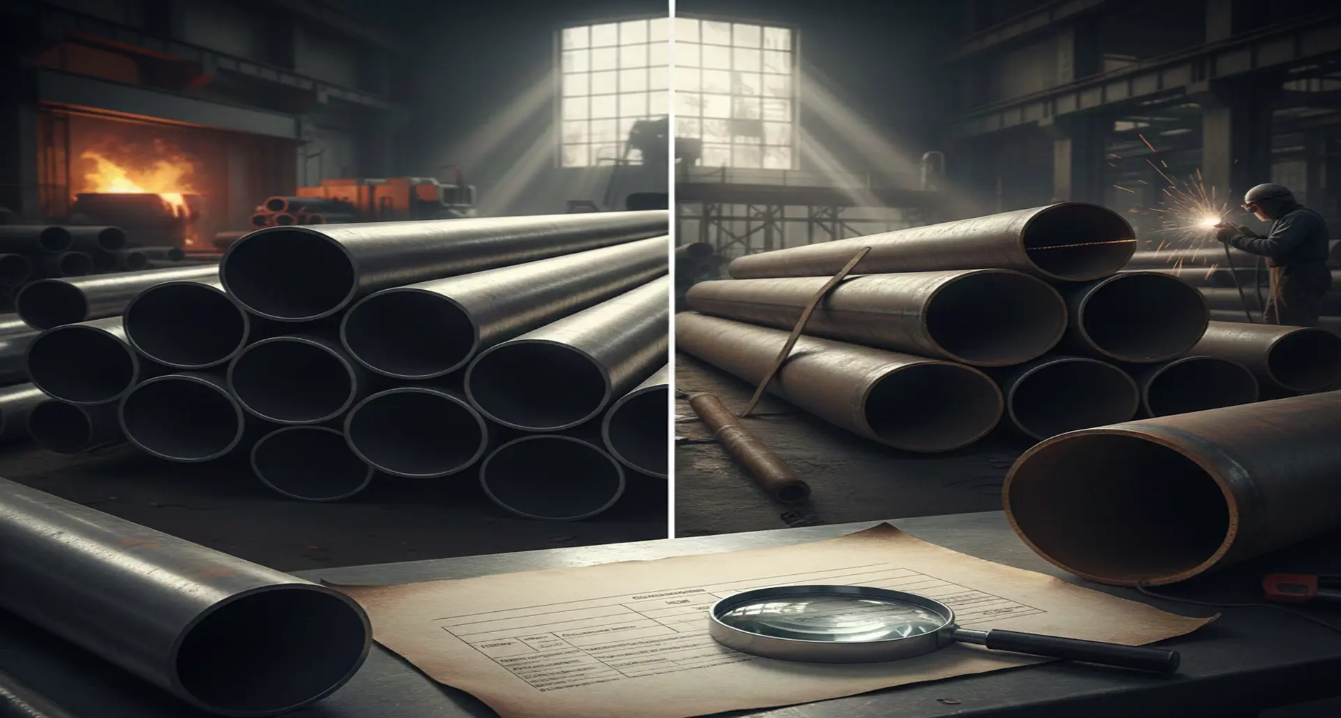 Чем отличаются шовные и бесшовные трубы