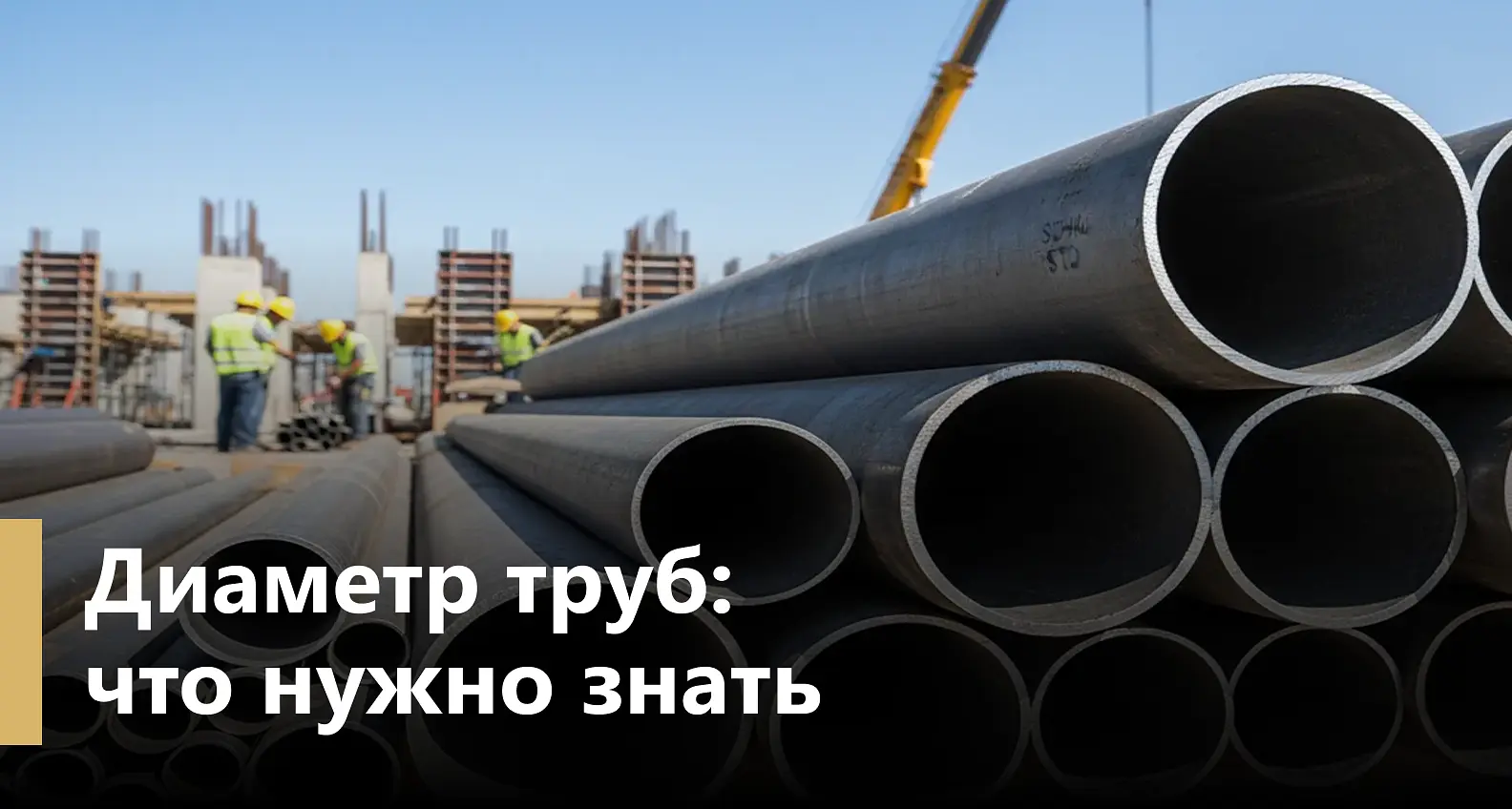 Диаметр и размер стальных труб