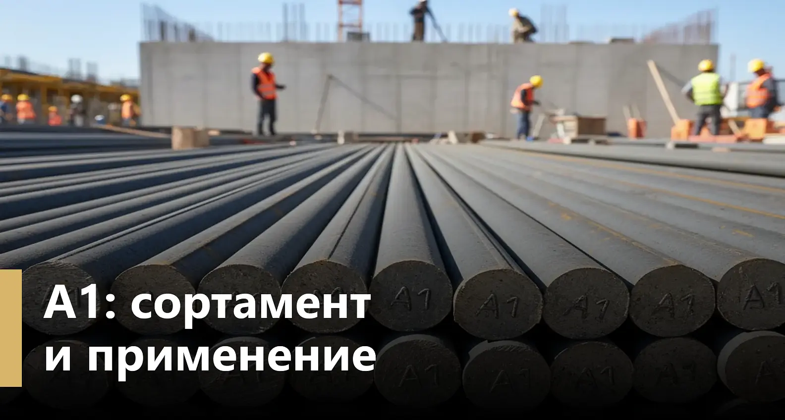 Гладкая арматура А1 - сортамент, маркировка, применение