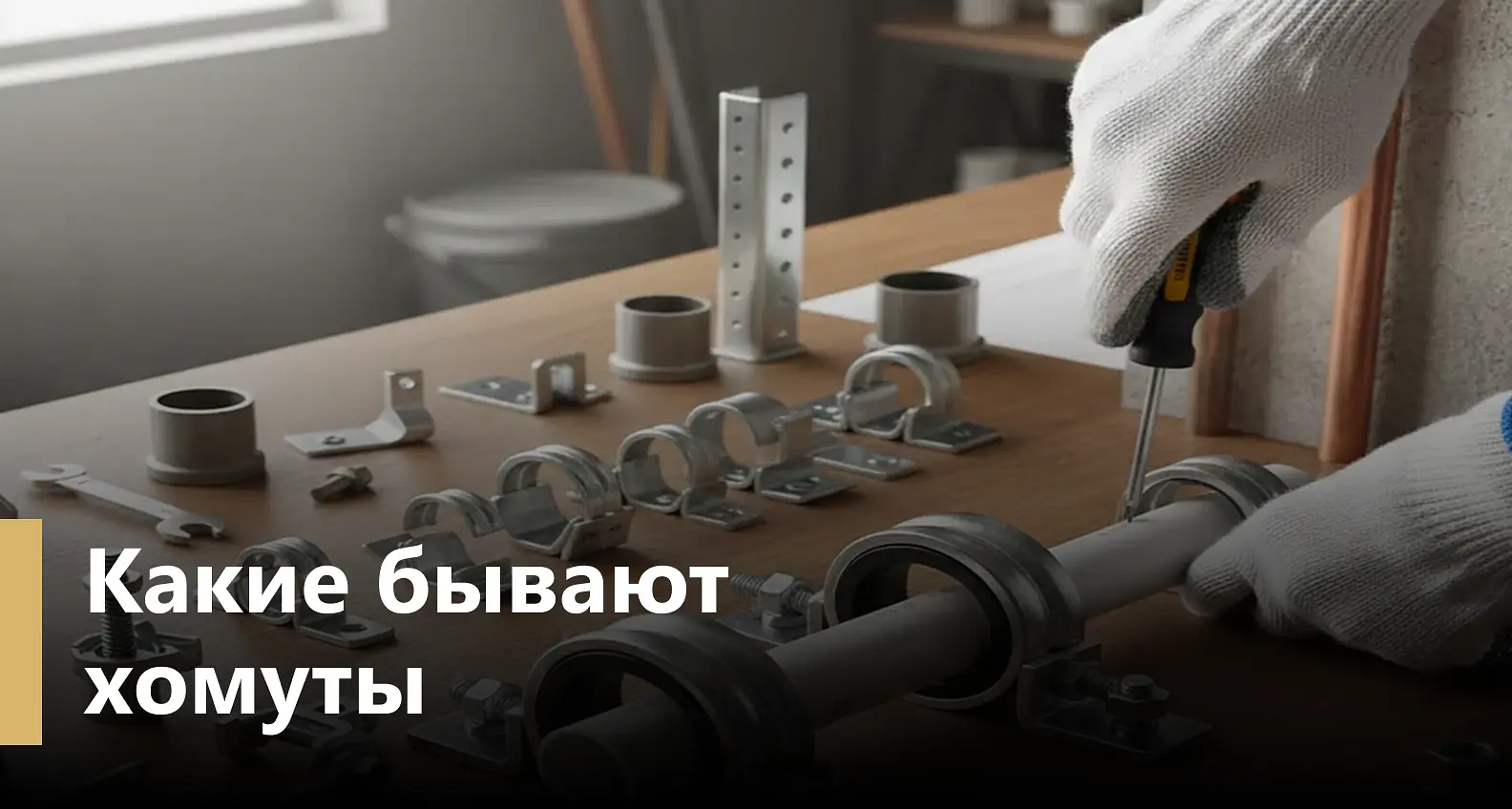 Хомуты для труб: какие бывают и где применяются